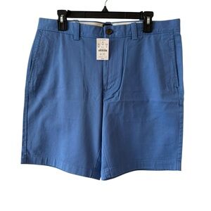J. Crew Classic Blue Flat Front Shorts NWT